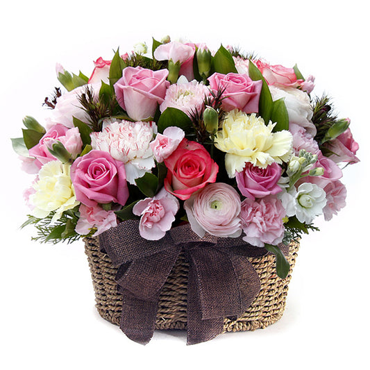 Assorted Flowers Basket