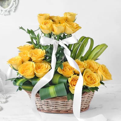 Basket of 24 Roses